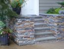 rl web portfolio stairs davis mixed ledgestone bluestone treads