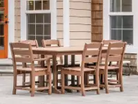 wood patio furniture