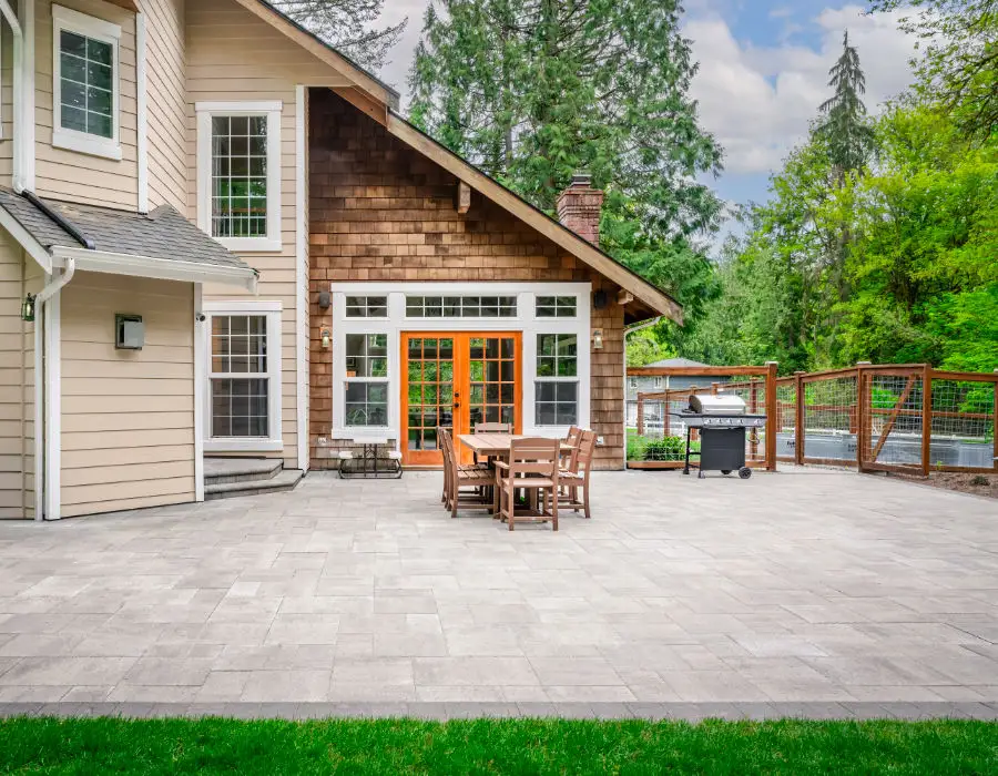 large patio