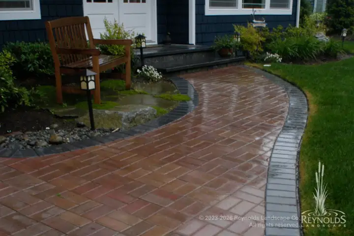 rl web portfolio walks gloss paver entry
