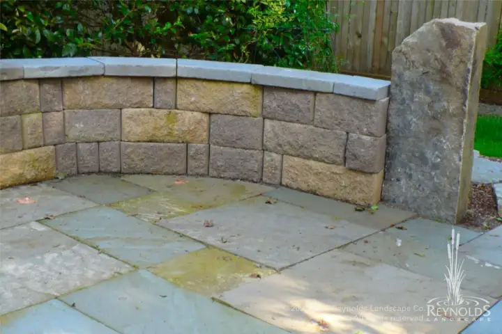rl web portfolio wall aitk wall and ashler bluestone patio