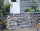 rl web portfolio wall davi mixed ledgestone planters and solid bluestone treads