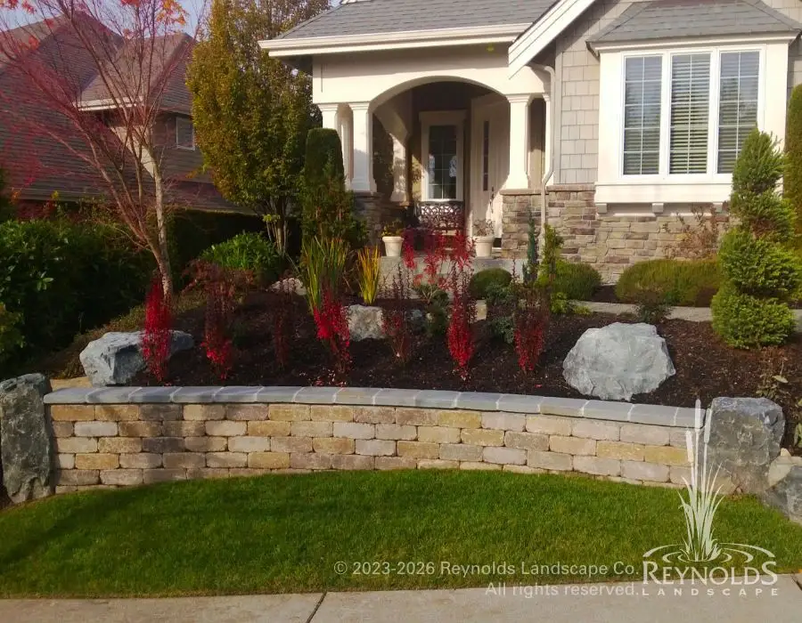 rl web portfolio wall pugh tuscan stone wall with tumbled bluestone cap