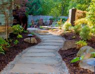 Flagstone Garden Path